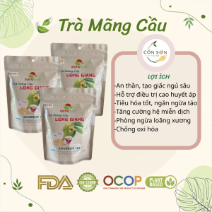 Trà Mãng Cầu Long Giang OCOP chính hãng tại Cồn Sơn Food