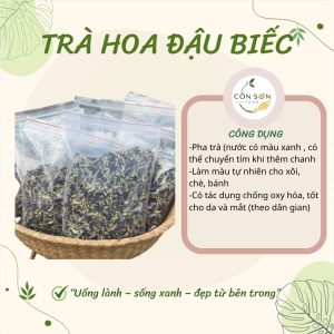 Trà Hoa Đậu Biếc Cồn Sơn Food – Trà Thảo Mộc Thiên Nhiên Màu Sắc Độc Đáo